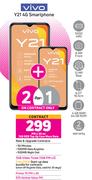2 x Vivo Y21 4G Smartphone-On 1GB Red Top Up Core More Data + On Promo 70