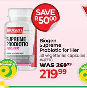 Biogen Supreme Probiotic For Her  411770