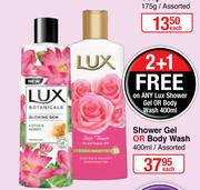 Lux Shower Gel Or Body Wash (Assorted)-400ml Each