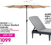 Terrace Leisure 3m Manor Standard Umbrella-Each