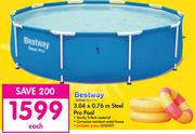 Bestway 3.04 x 0.76m Steel Pro Pool-Each