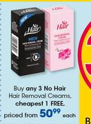 No Hair Hair Removal Creams-Each