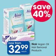 Nair Argan Oil Hair Removal Products-Each
