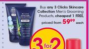 Clicks Skincare Collection Men's Grooming Products-Each