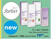 Sorbet Hair Removal Creams-Each