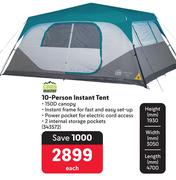 Camp Master 10-Person Instant Tent 343572