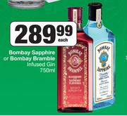 Bombay Sapphire Or Bombay Bramble Infused Gin-750ml Each