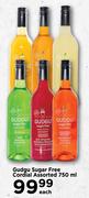Gudgu Sugar Free Cordial Assorted-750ml Each
