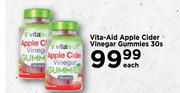 Vita-Aid Apple Cider Vinegar Gummies-30s Each