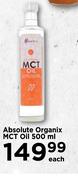 Absolute Organix MCT Oil-500ml Each
