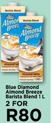 Blue Diamond Almond Breeze Barista Blend-For 2 x 1Ltr