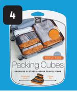 Go Travel Triple Packing Cubes-Per 3 Pack