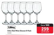 Libbey Arbor Red Wine Glasses (6 Pack)-Per Pack