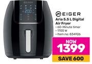 Eiger Aria 5.5Ltr Digital Air Fryer