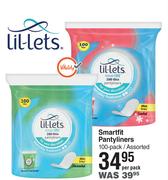 Lil-Lets Smartfit Pantyliners 100 Pack-Assorted-Per Pack
