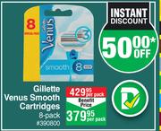 Gillette Venus Smooth Cartridges 8 Pack-Per Pack