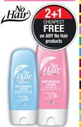 No Hair Hair Removal Lotion Assorted-400ml Each