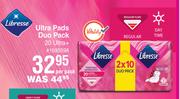 Libresse Ultra Pads Duo Pack 20 Ultra+-Per Pack