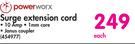 Power Worx Surge Extension Cord-Each
