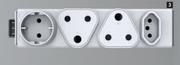 Allocacoc Power Strip Module 4 Socket-Each