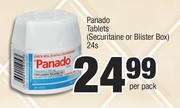 Panado Tablets(Securitaine Or Blister Box)-24's Per Pack