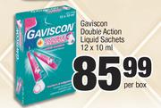 Gaviscon Double Action Liquid Sachets-12x10ml Per Box