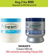 Ingram's Cream (All Variants Excluding Tissue Oil)-For Any 2 x 450ml
