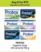 Protex Hygiene Soap (All Variants)-For Any 6 x 150g