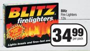 Blitz Fire Lighters-12s Per Pack