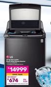 LG Top Loader Black Steel Steam Washer-24Kg