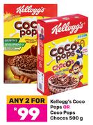 Kellogg's Coco Pops Or Coco Pops Chocos-For Any 2 x 500g