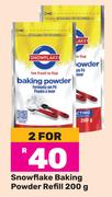 Snowflake Baking Powder Refill-For 2 x 200g