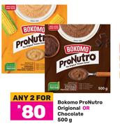 Bokomo Pro Nutro Original Or Chocolate-For Any 2 x 500g