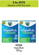 Vicks VapoRub-For 2 x 100g