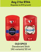 Old Spice Deodorant Stick (All variants)-For Any 2 x 50ml
