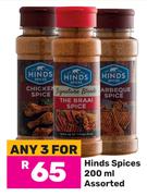 Hinds Spices Assorted-For Any 3 x 200ml
