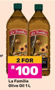 La Familia Olive Oil-For 2 x 1Ltr