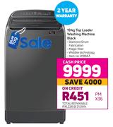 Samsung 19 kg Top Loader Washing Machine (Black)
