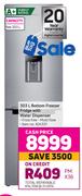 Samsung 303 L Bottom Freezer Fridge With Water Dispenser