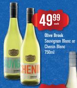 Olive Brook Sauvignon Blanc Or Chenin Blanc-750ml Each