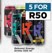 Reboost Energy Drinks-For 5 x 500ml
