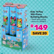Kids N Play 100 Piece Building Blocks