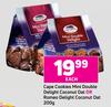 Cape Cookies Mini Double Delight Coconut Oat Or Romeo Delight Coconut Oat-200g Each
