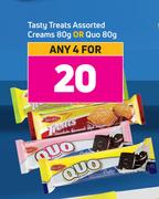 Tasty Treats Creams 80g Or Quo 80g-For Any 4