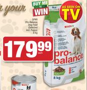 Spar Pro Balance Dog Food(Selected Incl.Puppy)-8Kg Each