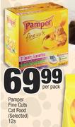 Pampers Fine Cuts Cat Food(Selected)-12s Per Pack