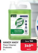 Handy Andy Floor Cleaner Probiotic-5L Each