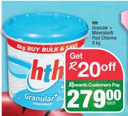 HTH Granular+ Mineralsoft Pool Chlorine-8Kg Each