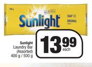 Sunlight Laundry Bar Assorted-400g/500g Each