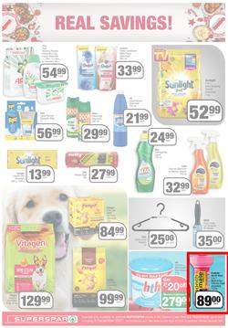 SUPERSPAR EASTERN CAPE : We've Got The Christmas You Deserve (23 November - 5 December 2021) Valid In | Bluewater Bay, Amalinda, Knysna, Heather Park, Jeffery's Bay, Rosehill, Sedgefield, Spandau, page 10